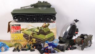 ASSORTED VINTAGE ACTION MAN VEHICLES & ACCESSORIES