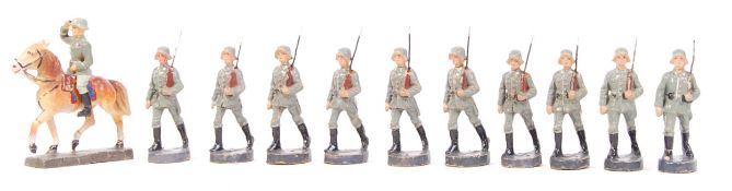 RARE PRE-WAR GERMAN ELASTOLIN MODEL SOLDIERS / FIGURES