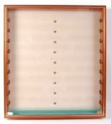 GOOD DIECAST / MODEL RAILWAY WOODEN GLAZED DISPLAY CABINET