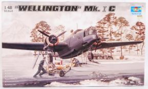 TRUMPETER MADE 1:48 SCALE PLASTIC MODEL KIT WELLINGTON BOMBER