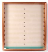GOOD DIECAST / MODEL RAILWAY WOODEN GLAZED DISPLAY CABINET