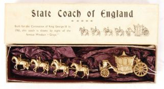 RARE VINTAGE BRITAINS DIECAST MODEL GEORGE III STATE COACH