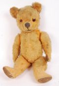 VINTAGE CHILTERN STYLE GOLDEN MOHAIR TEDDY BEAR
