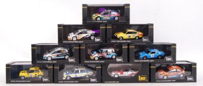 IXO 1:43 SCALE PRECISION DIECAST MODEL RALLY CARS