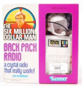 RARE KENNER SIX MILLION DOLLAR MAN BACK PACK RADIO