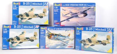 ASSORTED REVELL 1:48 / 1:32 SCALE PLASTIC MODEL KITS