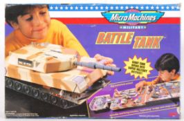 RARE VINTAGE 1990'S GALOOB MICRO MACHINES PLAYSET ' BATTLE TANK '
