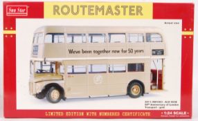 SUN STAR PRECISION DIECAST LIMITED EDITION 1:24 SCALE ROUTEMASTER BUS