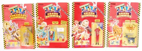 VINTAGE TYCO MADE CRASH DUMMIES CARDED ACTION FIGURES