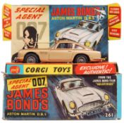 RARE VINTAGE CORGI TOYS DIECAST MODEL 261 ASTON MARTIN