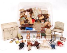 ANTIQUE & VINTAGE DOLLS HOUSE FURNITURE AND ACCESSORIES