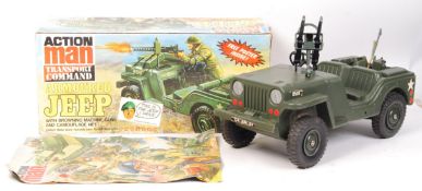 RARE ACTION MAN PALITOY ARMOURED JEEP VEHICLE