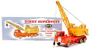VINTAGE DINKY TOYS DIECAST MODEL 972 LORRY MOUNTED CRANE