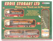 CORGI EDDIE STOBART DIECAST MODEL TRUCK SET