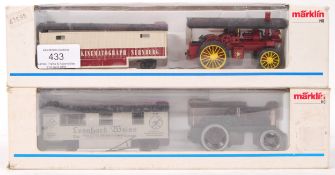 TWO MARKLIN H0 / 00 GAUGE SCALE DIECAST MODEL TRAC