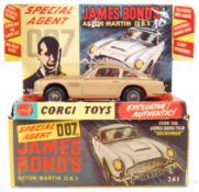 RARE CORGI JAMES BOND ASTON MARTIN DB5 DIECAST MODEL