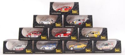 IXO 1:43 SCALE PRECISION DIECAST MODEL RALLY CARS