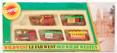 VINTAGE CORGI DIECAST MODEL SET ' 3007 WILD WEST S