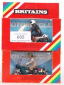 VINTAGE BRITAINS DIECAST MODEL MOTORCYCLES - BOXED