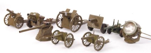 VINTAGE BRITAINS MILITARY MODEL DIECAST GUNS & RELATED