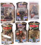 ASSORTED RARE RESIDENT EVIL CARDED ACTION FIGURES