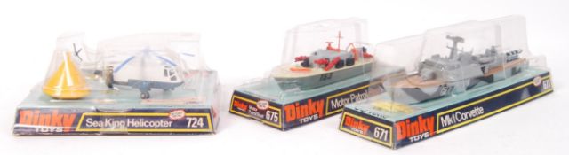 VINTAGE DINKY TOYS DIECAST MODEL AIRCRAFT & SHIPS