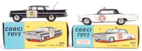 CORGI TOYS DIECAST MODEL POLICE CARS