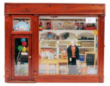 VINTAGE DOLLS HOUSE ' TOY SHOP ' WALL MOUNTABLE DISPLAY