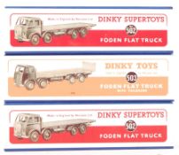 DINKY SUPERYOUS DIECAST MODEL FODEN FLAT TRUCKS -