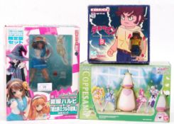 JAPANESE ANIME BOXED ACTION FIGURE SETS