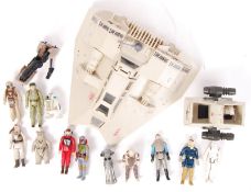 ASSORTED VINTAGE STAR WARS ACTION FIGURES & VEHICLES