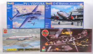 ASSORTED AEROPLANE MODEL KITS - REVELL & AIRFIX