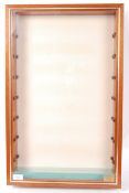 GOOD DIECAST / MODEL RAILWAY WOODEN GLAZED DISPLAY CABINET