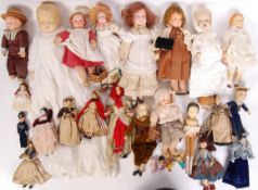 ASSORTED ANTIQUE & VINTAGE DOLLS