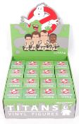 TITANS VINYL FIGURES ' GHOSTBUSTERS ' UNUSED TRADE BOX OF FIGURES