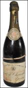 A vintage 1920's bottle of Duc De Charville Epernay Cuvee Reserve Champagne. Extra Dry Vintage