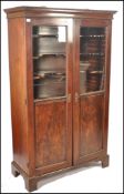 An 18th century Georgian / George 3rd mahogany display cabinet in the manner of Thomas