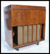 A vintage mid 20th century walnut cased Marconi Ma