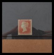 GB STAMP. 1841 1d Penny red. A lightly hinged mint