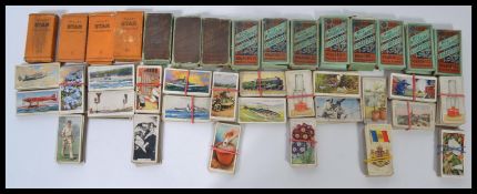 A collection of cigarette cards dating from the ea