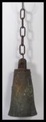 A 19th century Nordic Scandinavian bronze bell ins