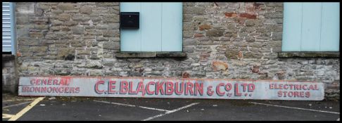 An original large early 20th century exterior wood