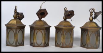 A set of four 20th century Georgian revival Porch