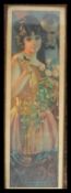 Two vintage likely advertising framed and glazed prints. c1920's. In the style of Pears or