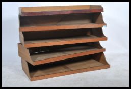 A set of Victorian 19th century ash / oak linen press slides. Each with solid oak linings  ( Note