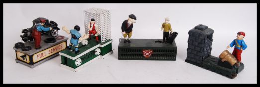 REPRODUCTION CAST IRON MONEY BANKS