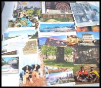 A large collection of over 1000 post cards dating from the 20th century to include various