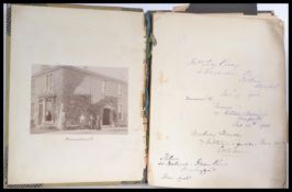 A good postcard album to include local interest. Hambrook, Clevedon, Weston Super Mare, Allan