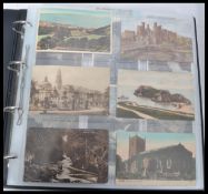 Two large albums of vintage postcards dating from the early 20th century. Approx 600 plus.