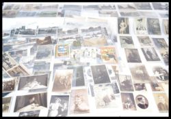 A wonderful collection of Edwardian / Victorian postcards and cabinet photographs. Comprising of